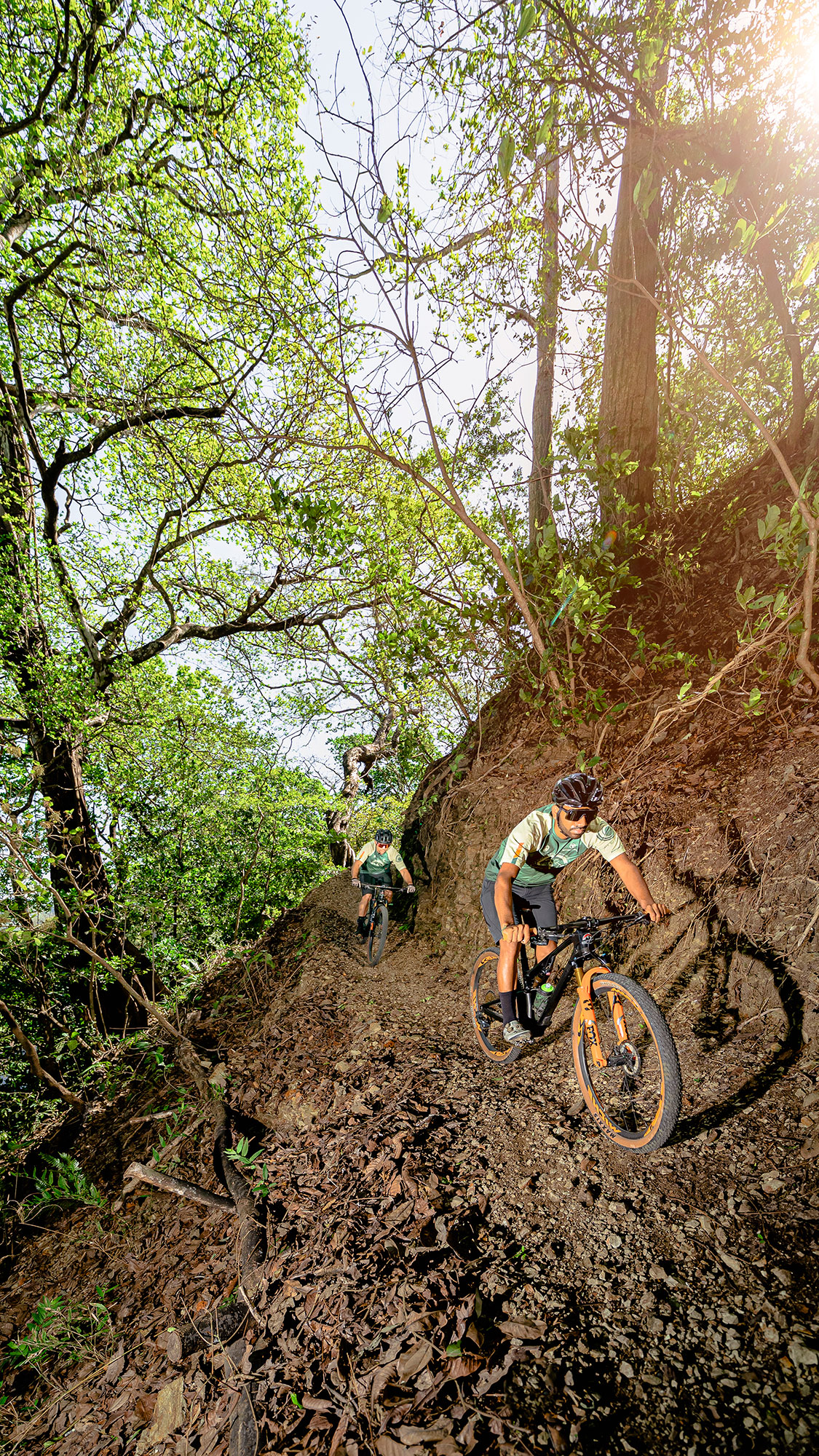 mountain biking