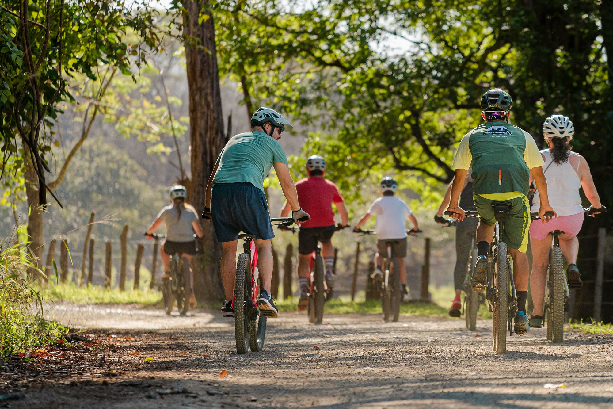 biking