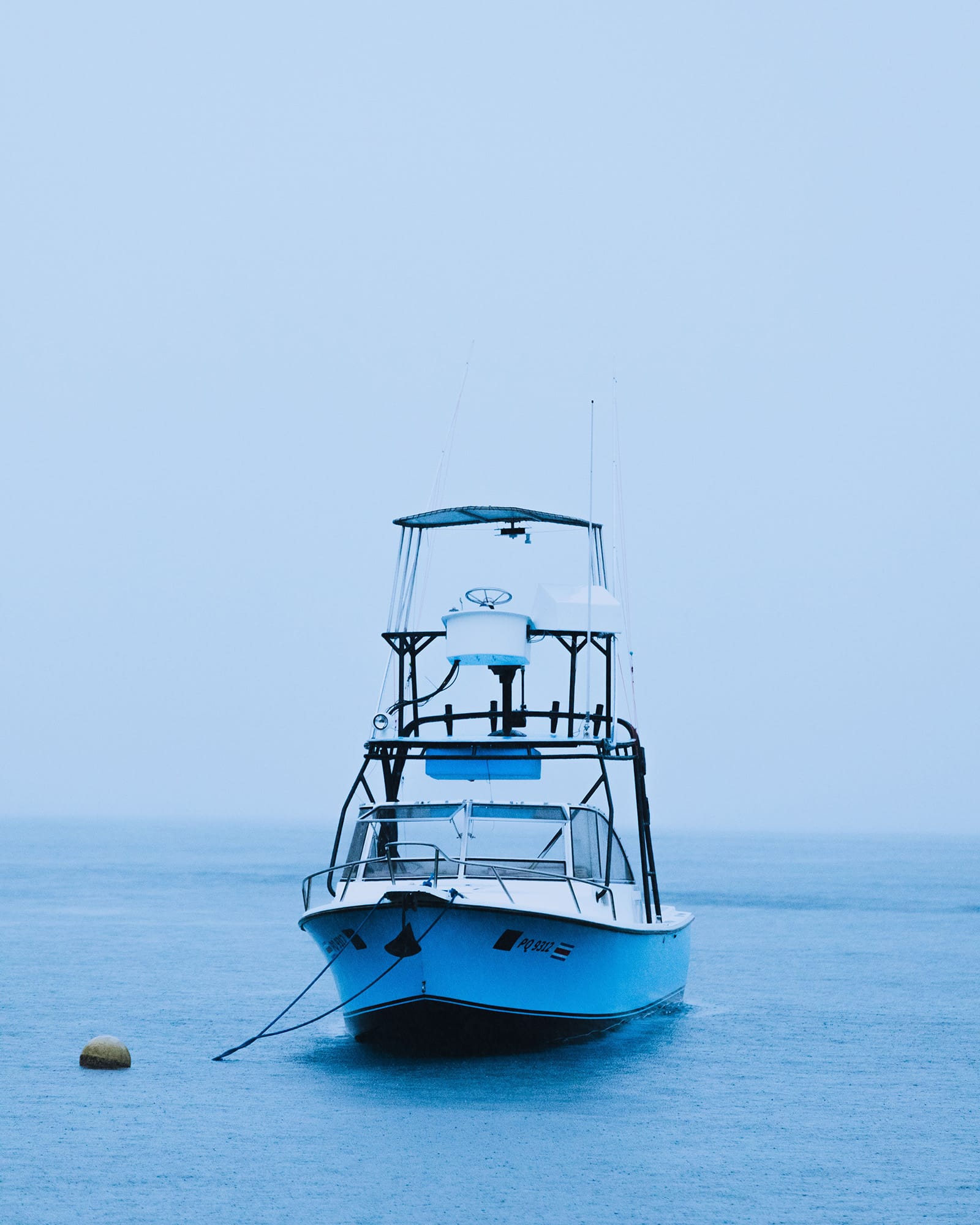boat in ocean of nosara